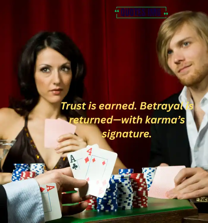 Karma cheating quotes 