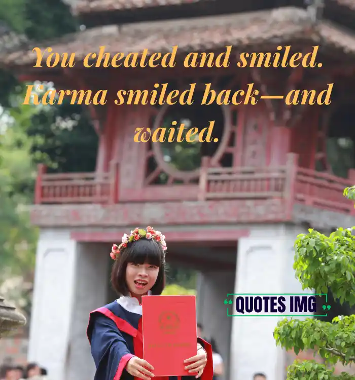 Karma cheating quotes 