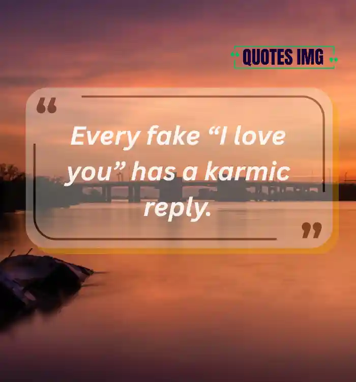 Karma cheating quotes 