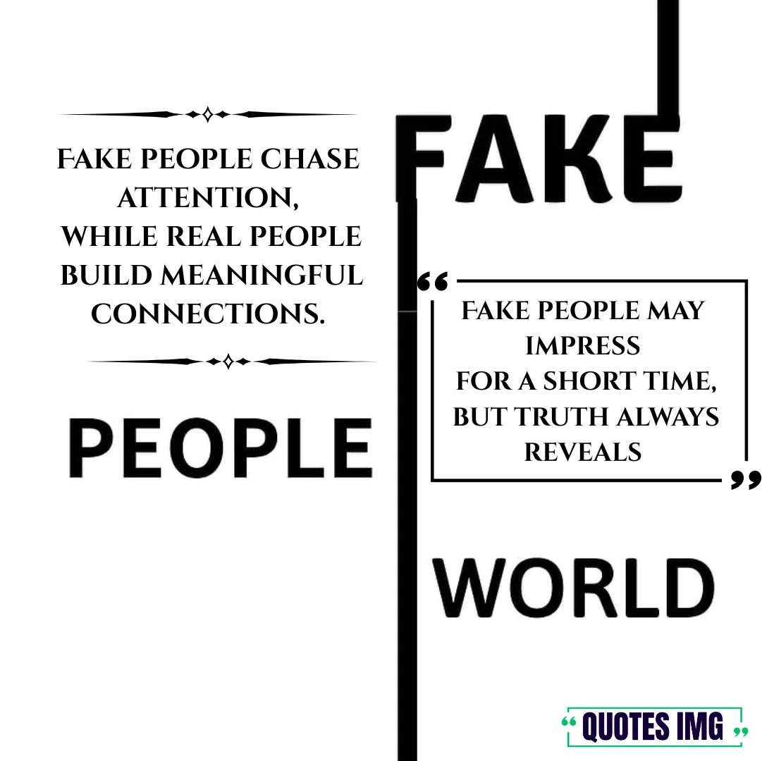 fake people quotes