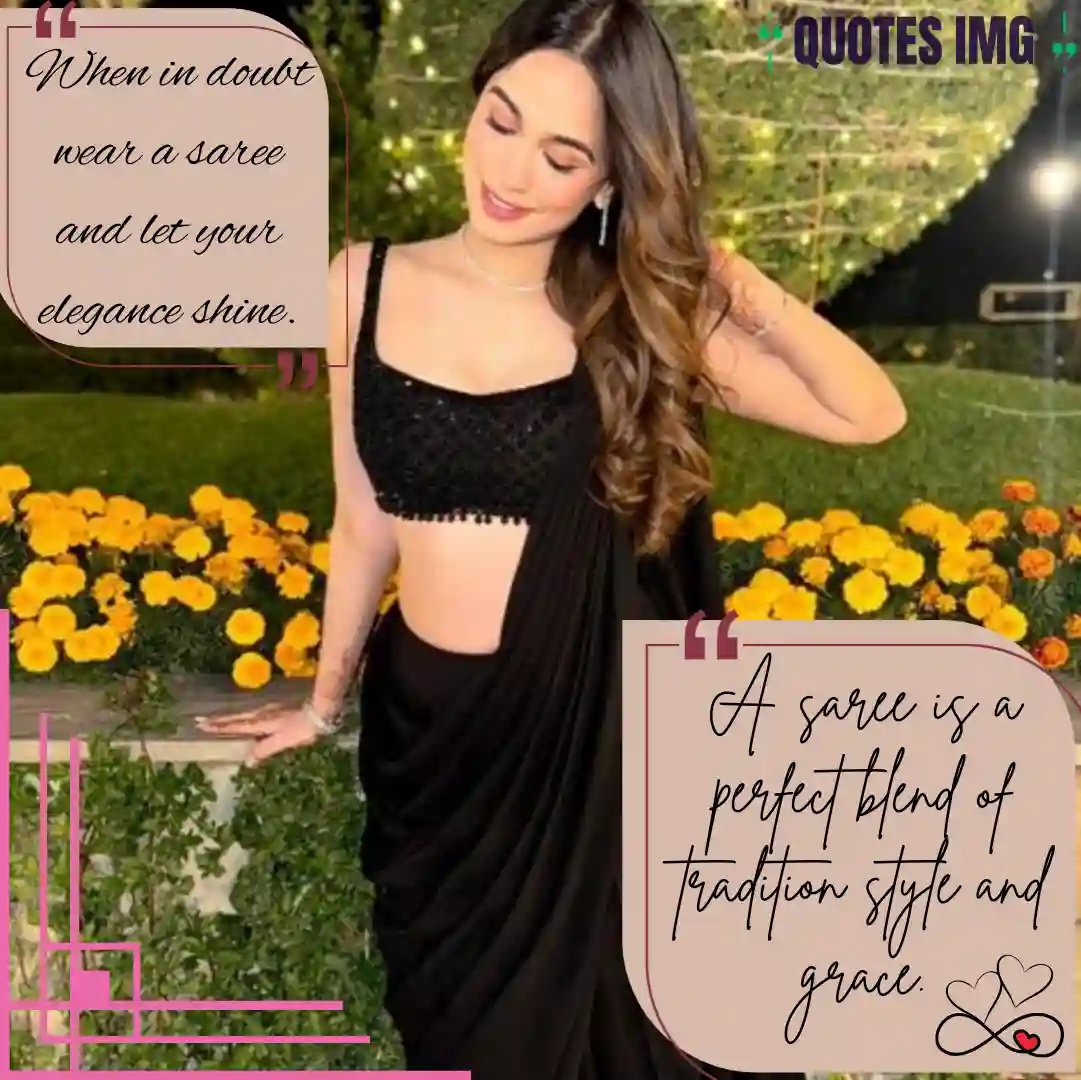 saree quotes
