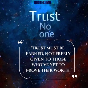 don't trust anyone quotes
