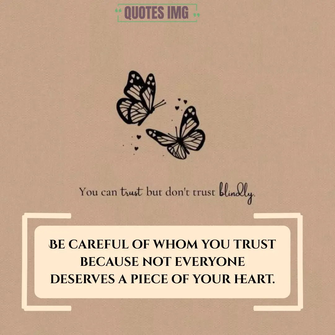 don't trust anyone quotes